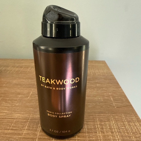 Bath & Bodywork’s Teakwood 3 n 1 Hair Face and Body Wash with Body Spray New - Picture 5 of 7